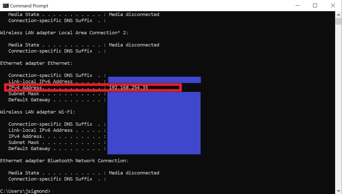 flir ip config