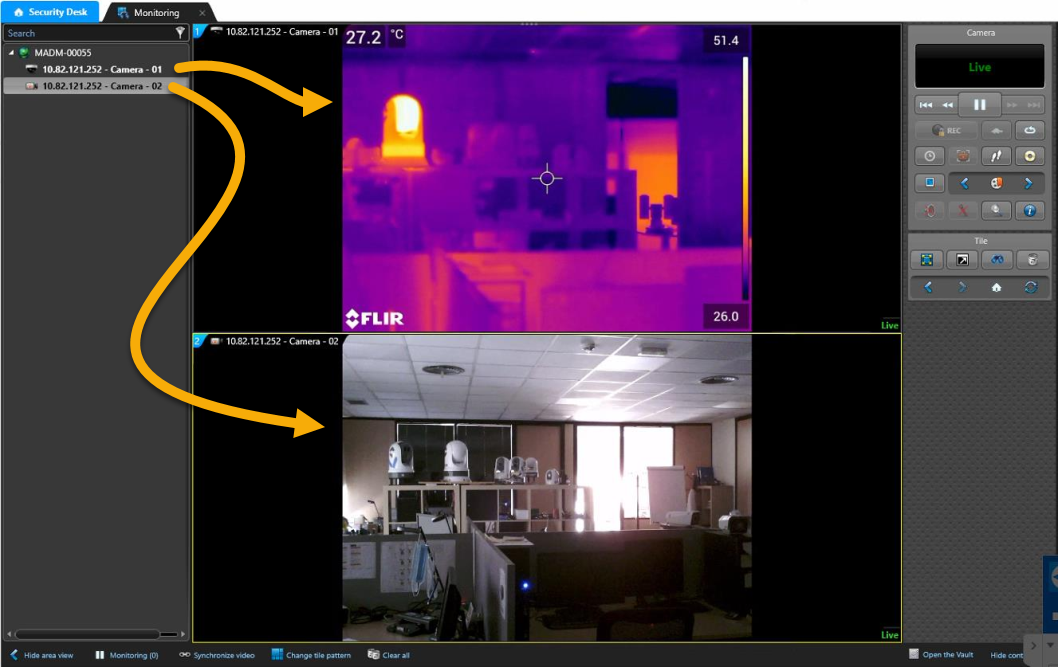 How to connect automation cameras to VMS
