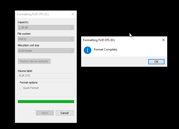 FLIR - Breach Unable to Record Video or Save Images Correctly