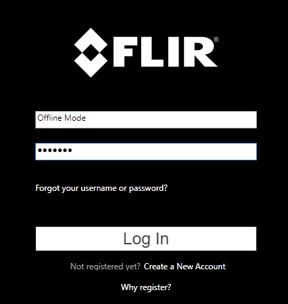 FLIR Report Studio/Tools/Tools+ - Login issues